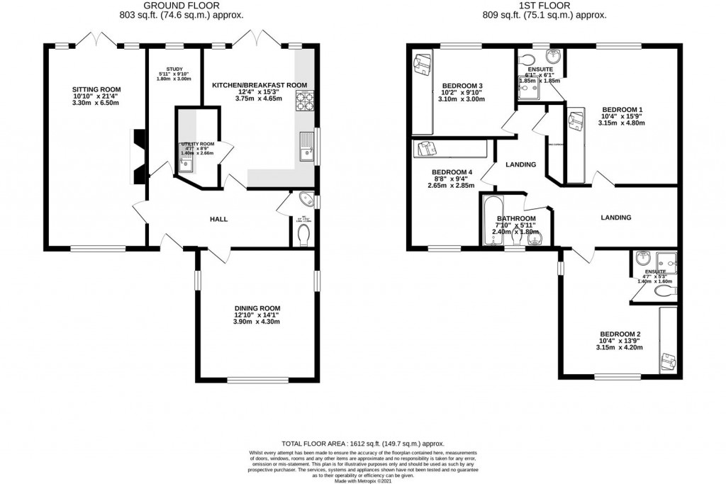 Floorplans For Cherrywood Court, Off Stroud Road, Gloucester