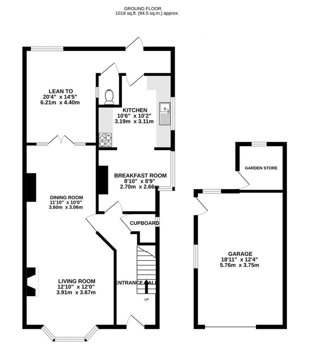 Floorplans For Hucclecote Road, Gloucester