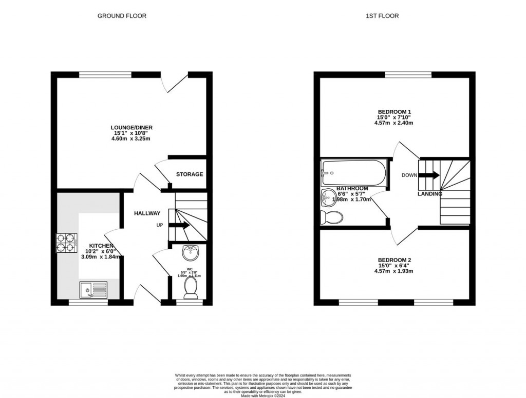 Floorplans For Lyneham Drive, Quedgeley, Gloucester