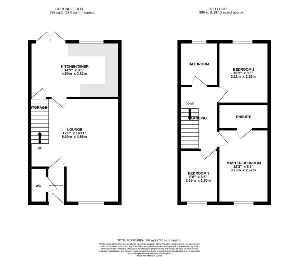 Floorplans For Cornflower Way, Highnam, Gloucester