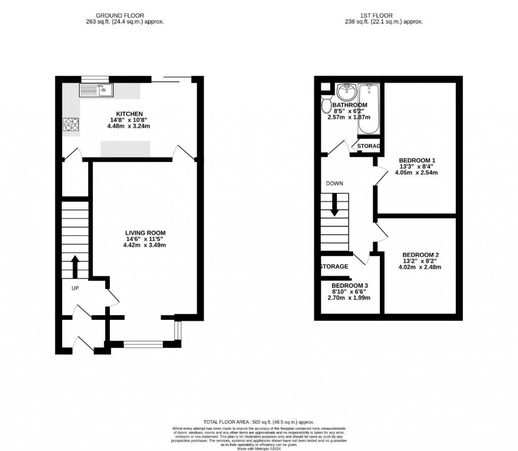 Floorplans For Pauls Walk Huntley Gloucestershire