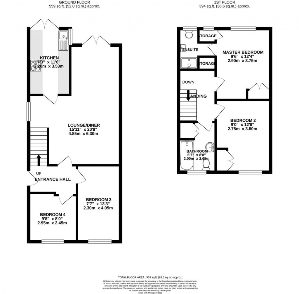 Floorplans For West View, Newent