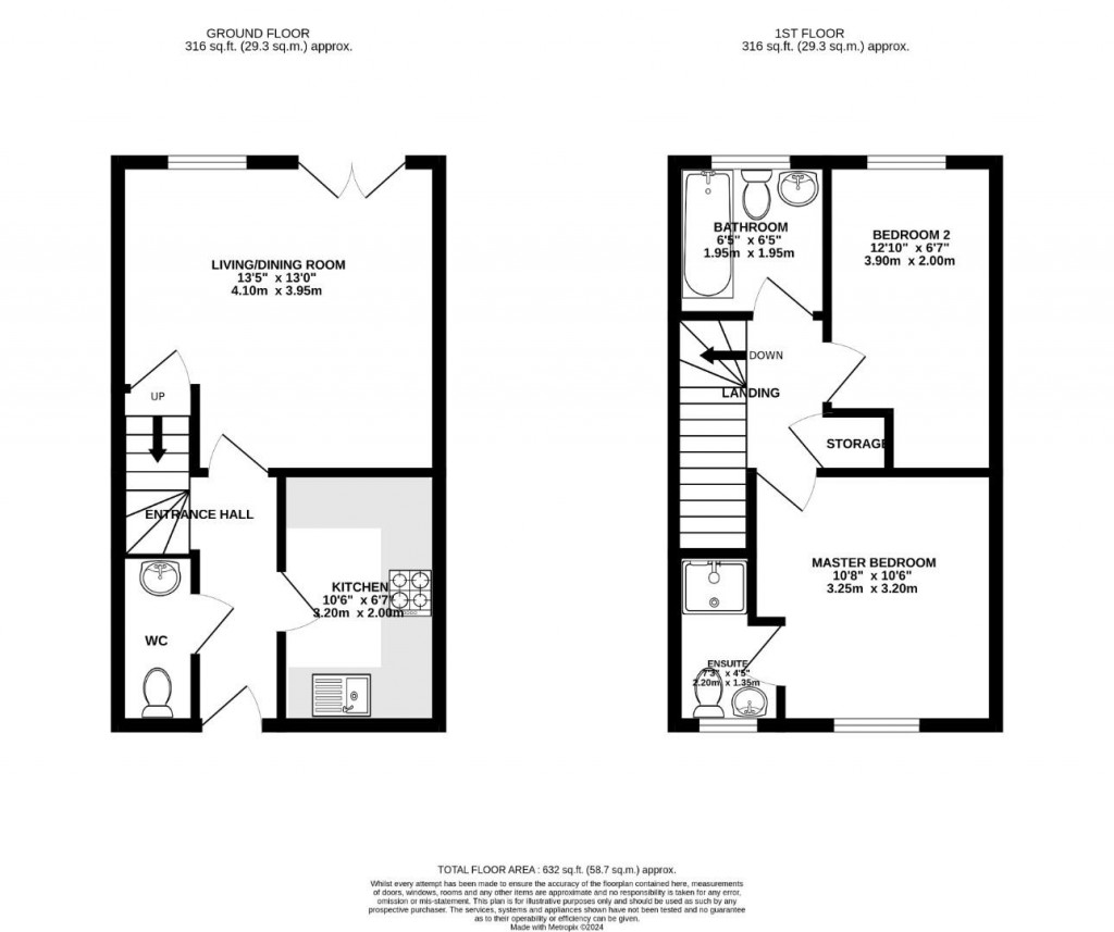 Floorplans For Wagon Way, Hempsted, Gloucester