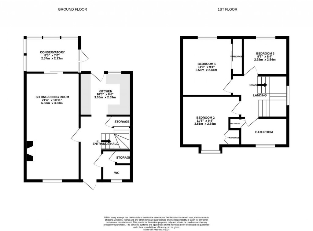 Floorplans For Wetherleigh Drive, Highnam, Gloucester