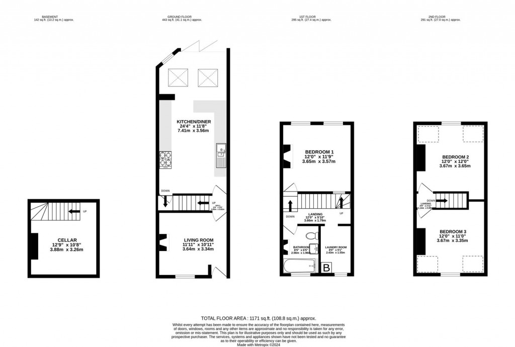 Floorplans For Westward Road, Stroud