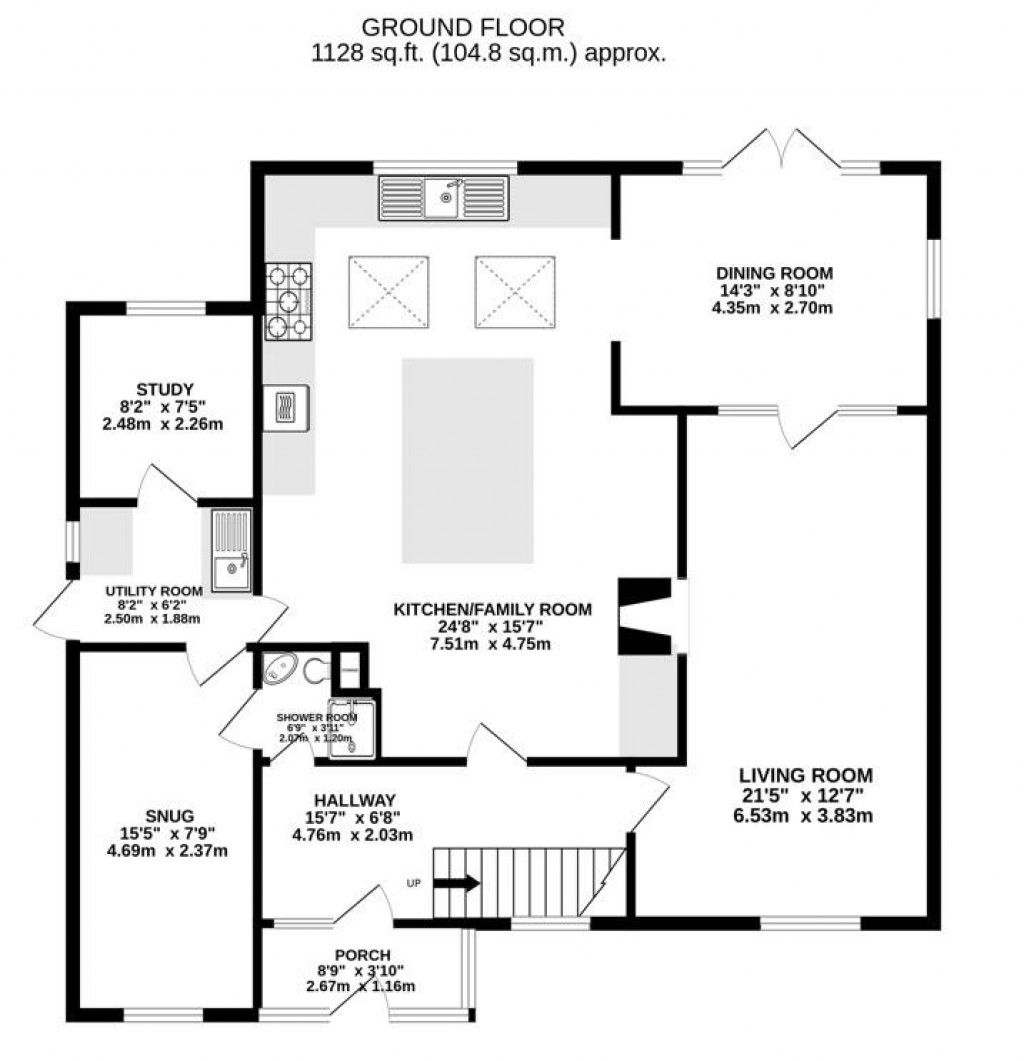 Floorplans For Glebe Close, Frampton On Severn