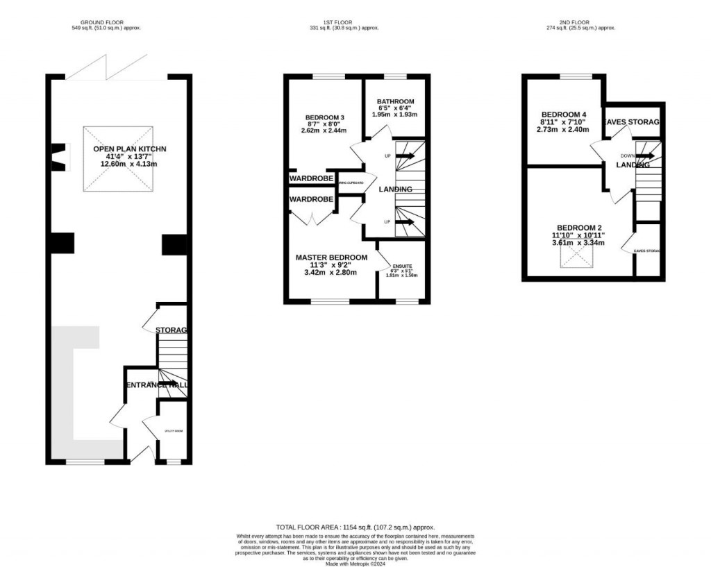 Floorplans For Quarry Close, Hartpury