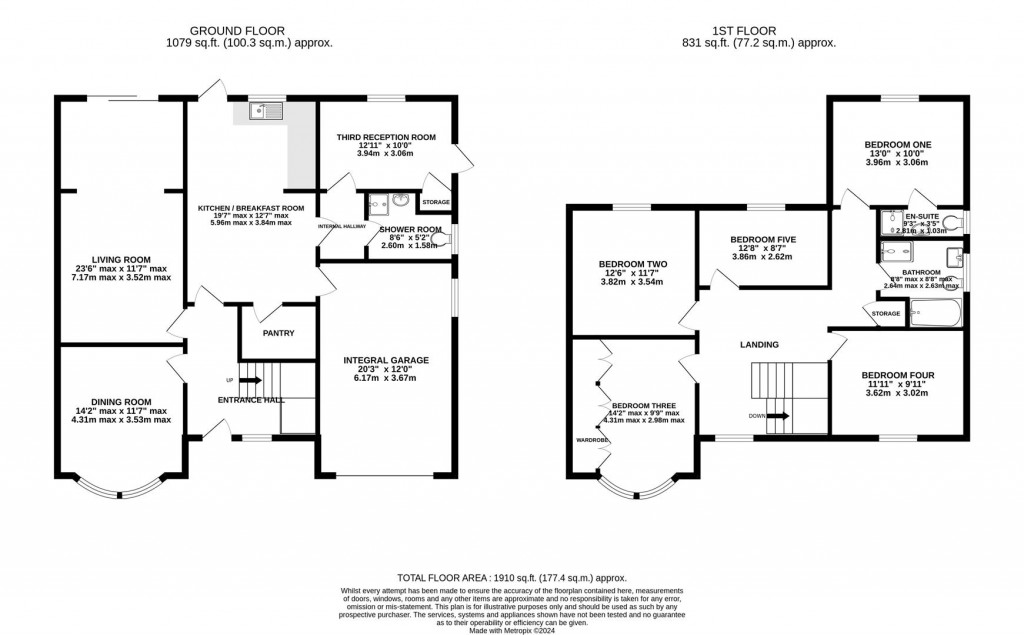 Floorplans For Hempsted Lane, Gloucester