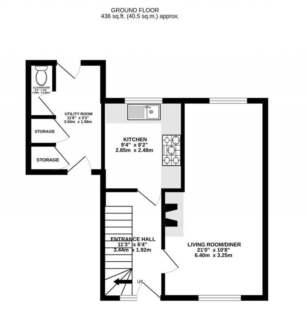 Floorplans For Midland Road, Stonehouse