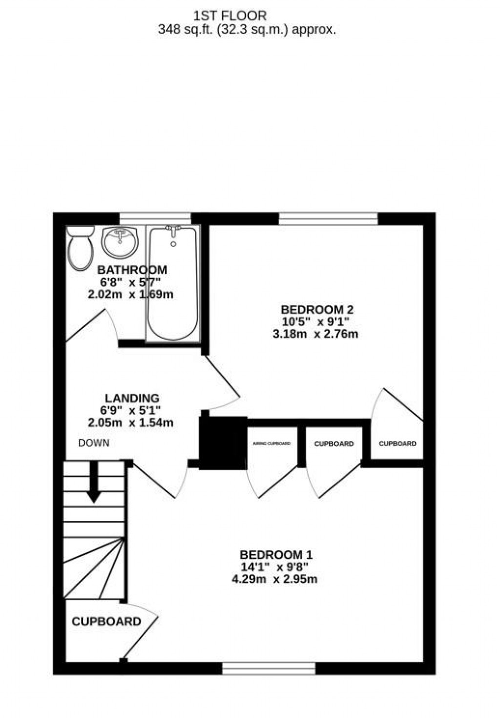 Floorplans For Midland Road, Stonehouse