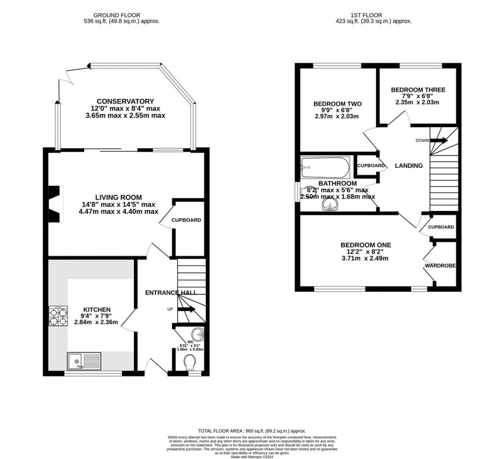 Floorplans For Harness Close, Hempsted, Gloucester