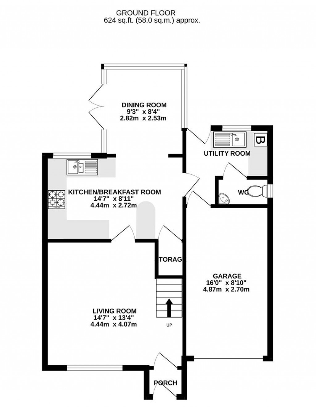 Floorplans For Berkeley Close, Hucclecote, Gloucester