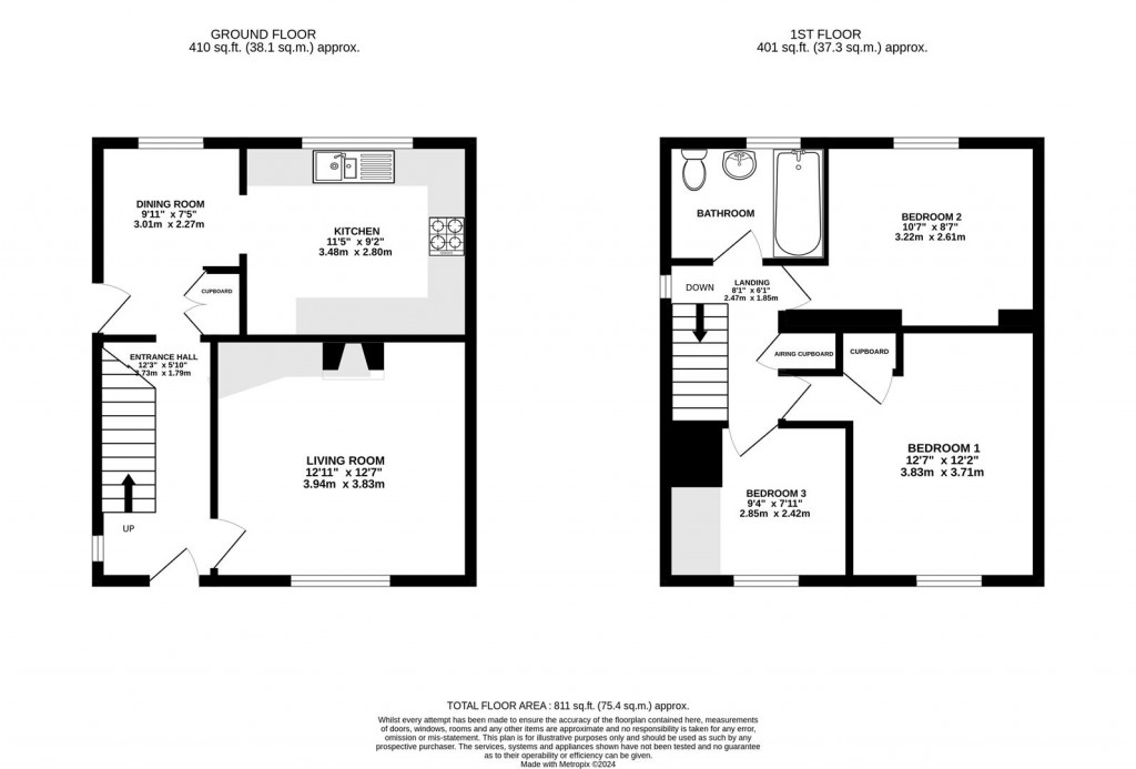 Floorplans For Target Close, Stroud