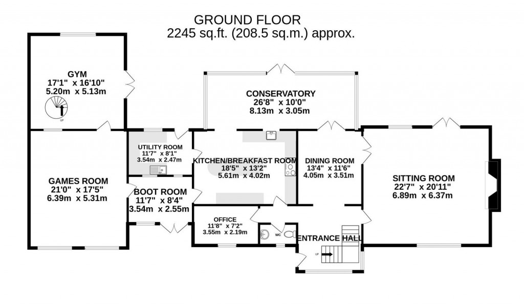 Floorplans For 1 Greenfields, Cheltenham Road East, Gloucester