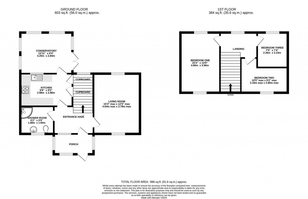 Floorplans For Coney Hill Road, Gloucester