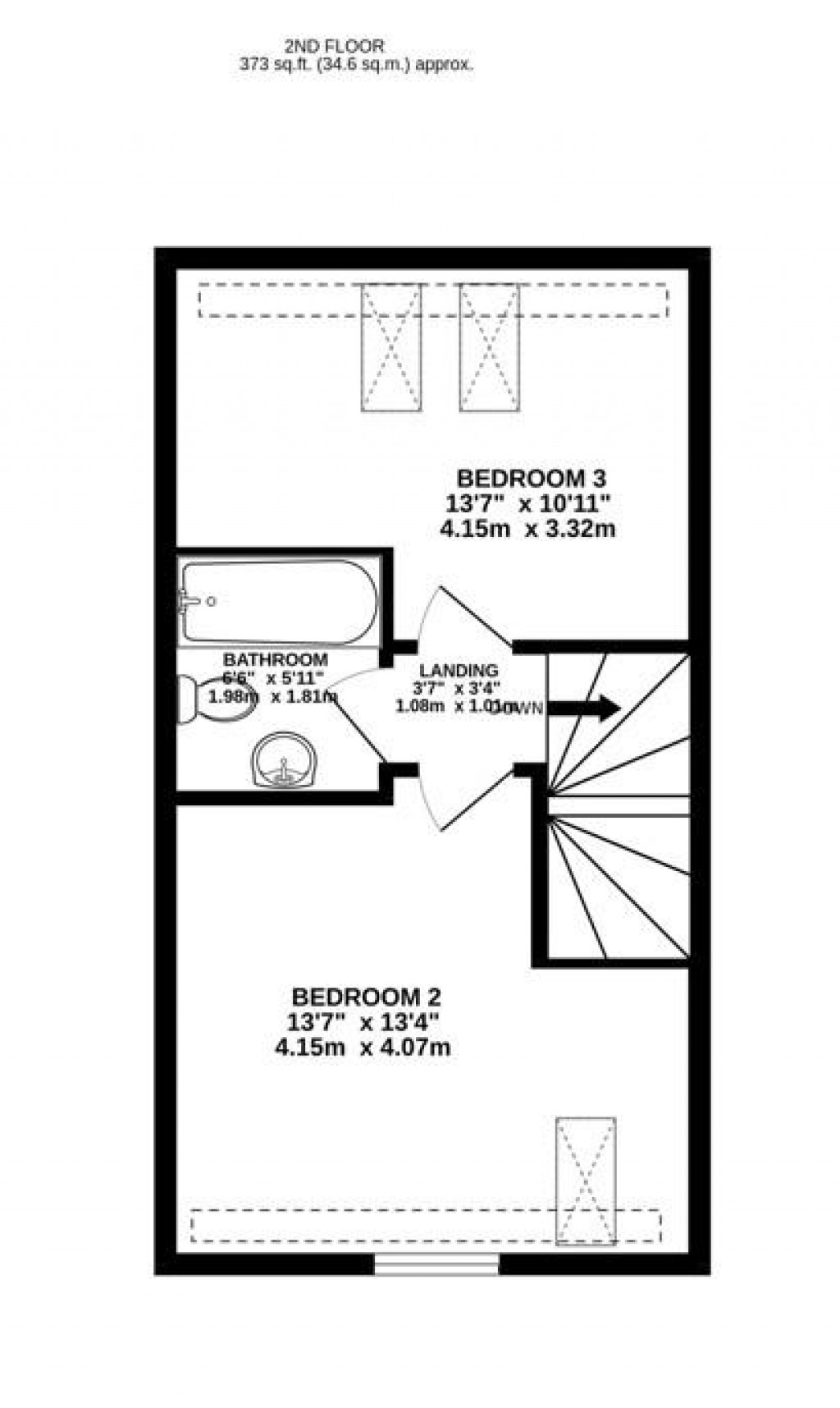 Floorplans For Gilbert Young Close, Great Oldbury, Stonehouse