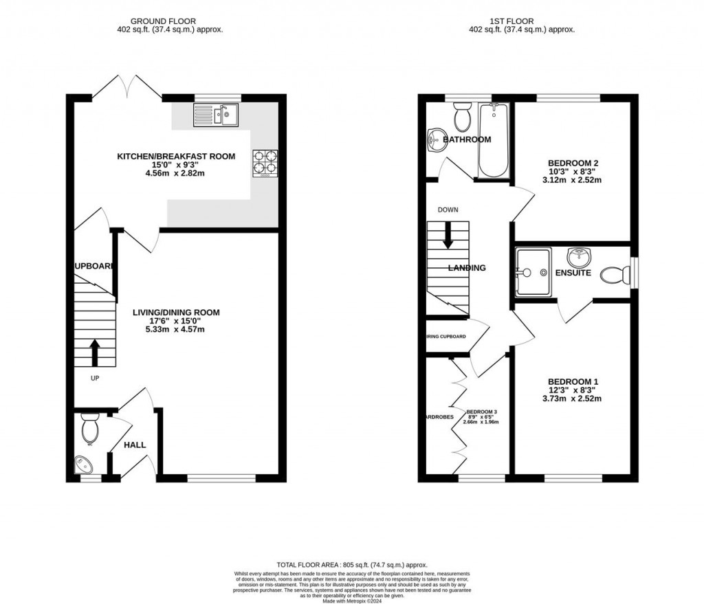 Floorplans For Cornflower Way, Highnam, Gloucester