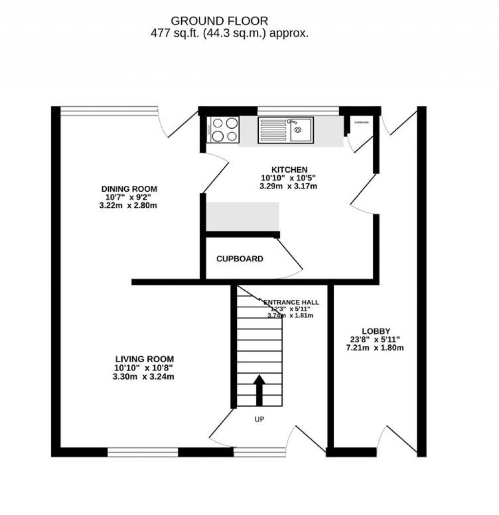 Floorplans For Oatfield Road, Frampton On Severn