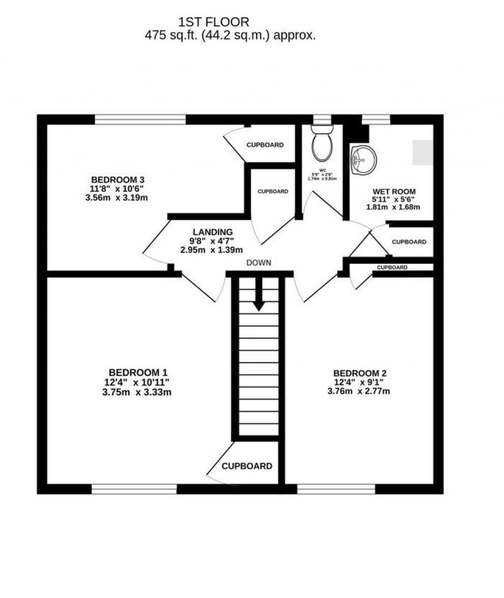 Floorplans For Oatfield Road, Frampton On Severn