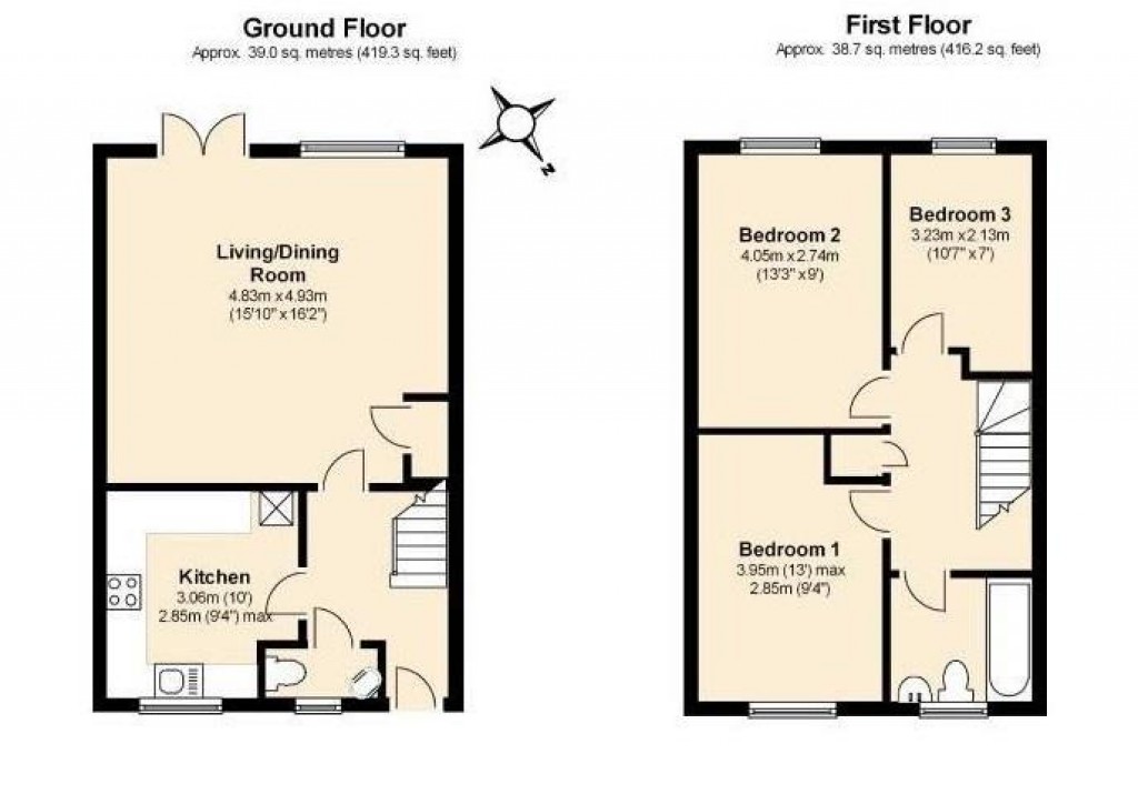 Floorplans For 27 Farmfield Road, Cheltenham