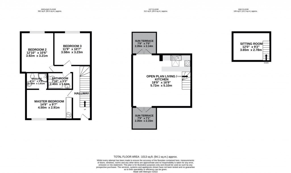 Floorplans For Slad Road, Stroud