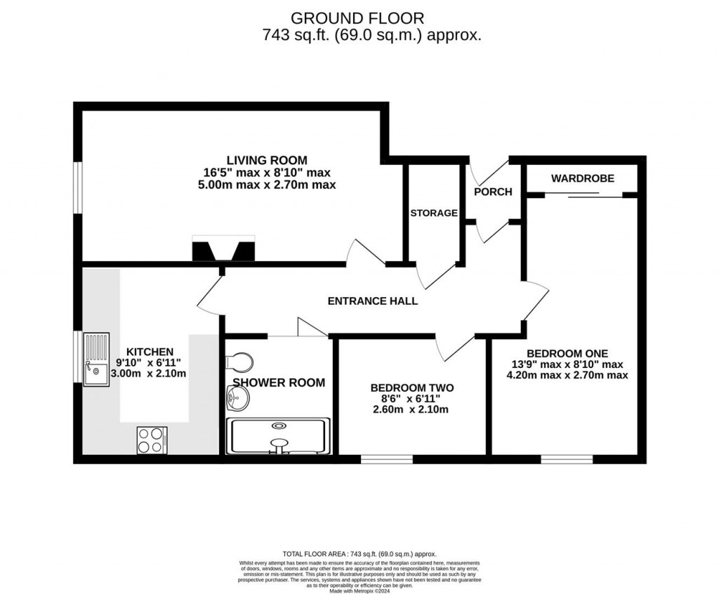 Floorplans For Wolsley Lodge, Barnwood Road, Gloucester