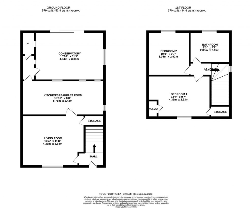 Floorplans For The Tythings, Newent