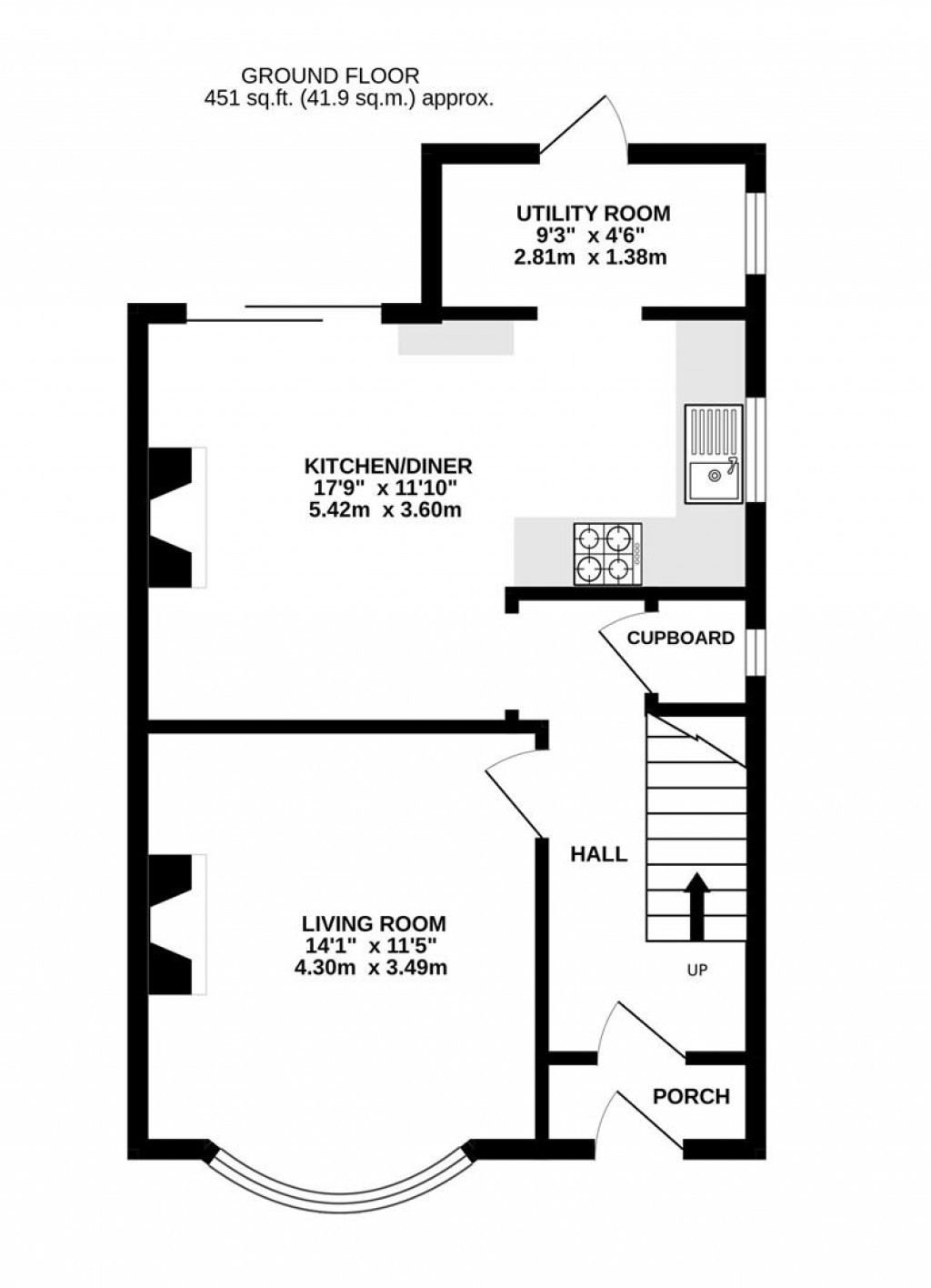 Floorplans For Colin Road, Barnwood, Gloucester