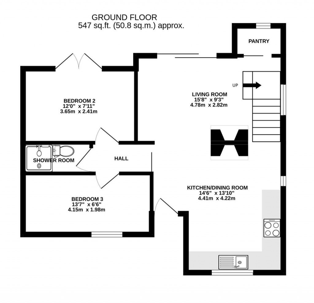 Floorplans For The Knoll, Cranham, Gloucester