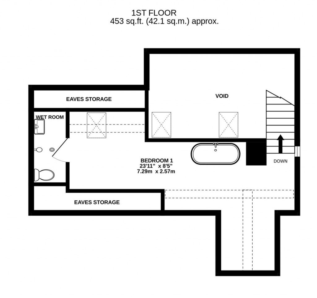 Floorplans For The Knoll, Cranham, Gloucester