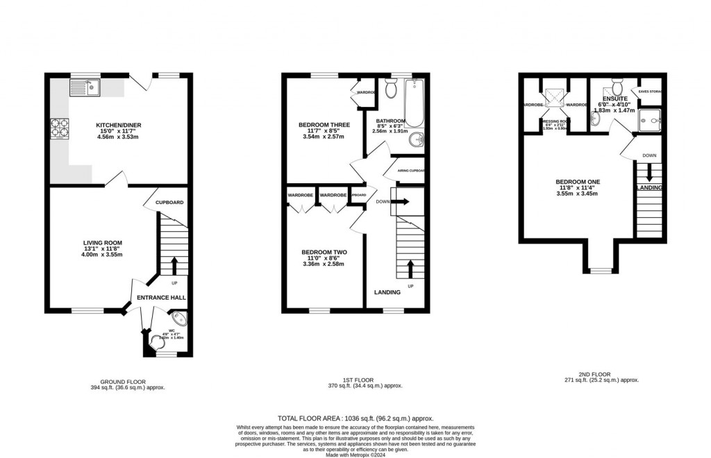 Floorplans For Stoney Bridge, Abbeymead, Gloucester