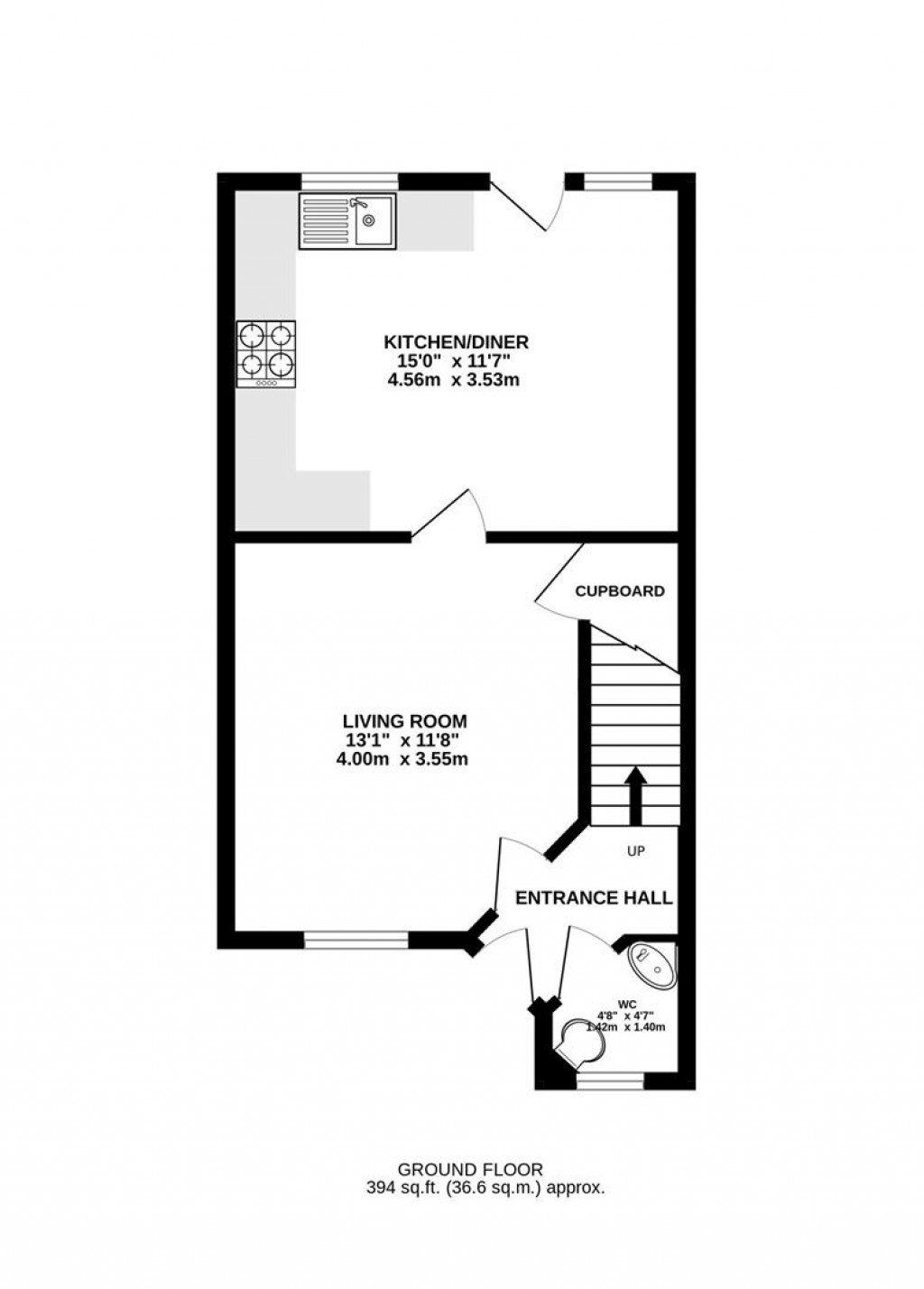 Floorplans For Stoney Bridge, Abbeymead, Gloucester