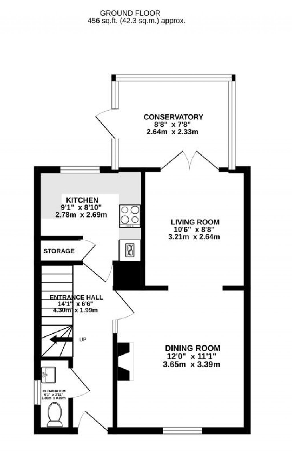 Floorplans For The Garden, North Woodchester, Stroud