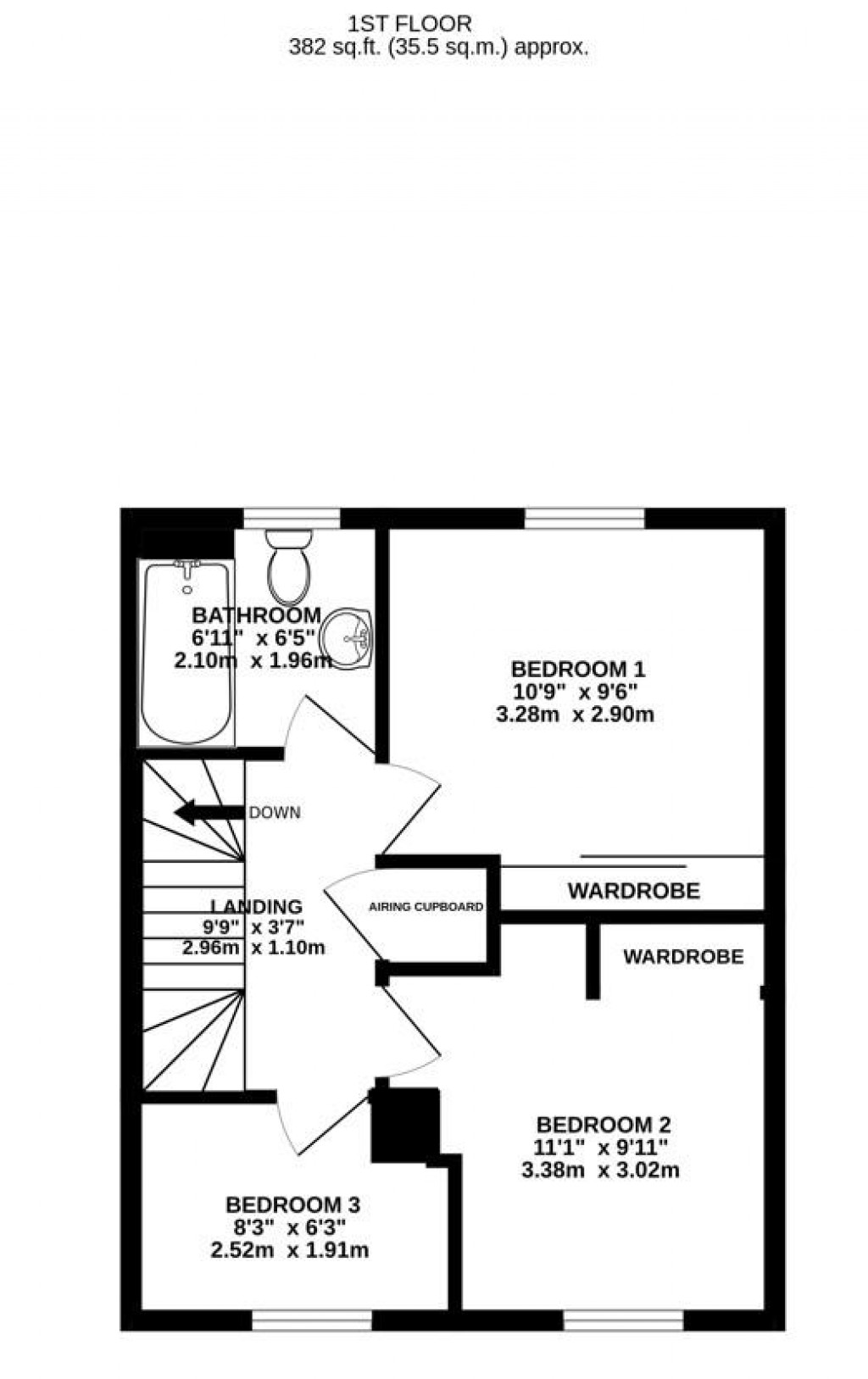 Floorplans For The Garden, North Woodchester, Stroud