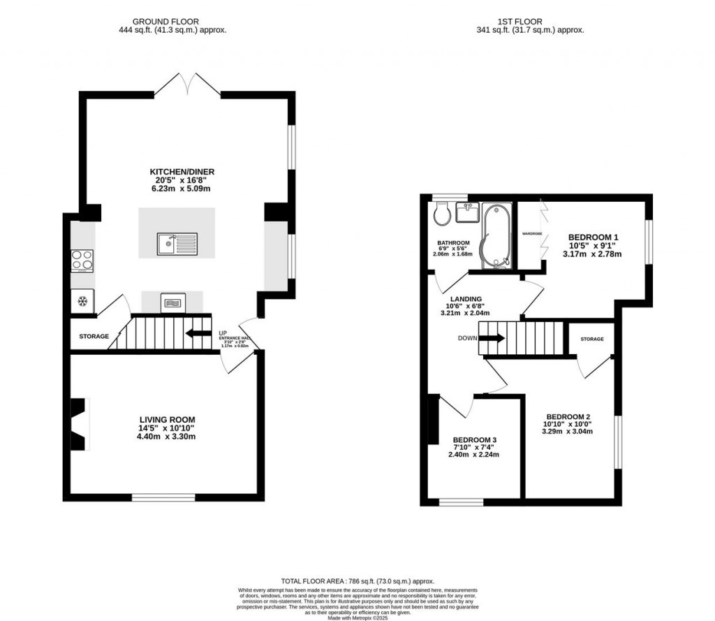 Floorplans For Rylands Close, Stonehouse