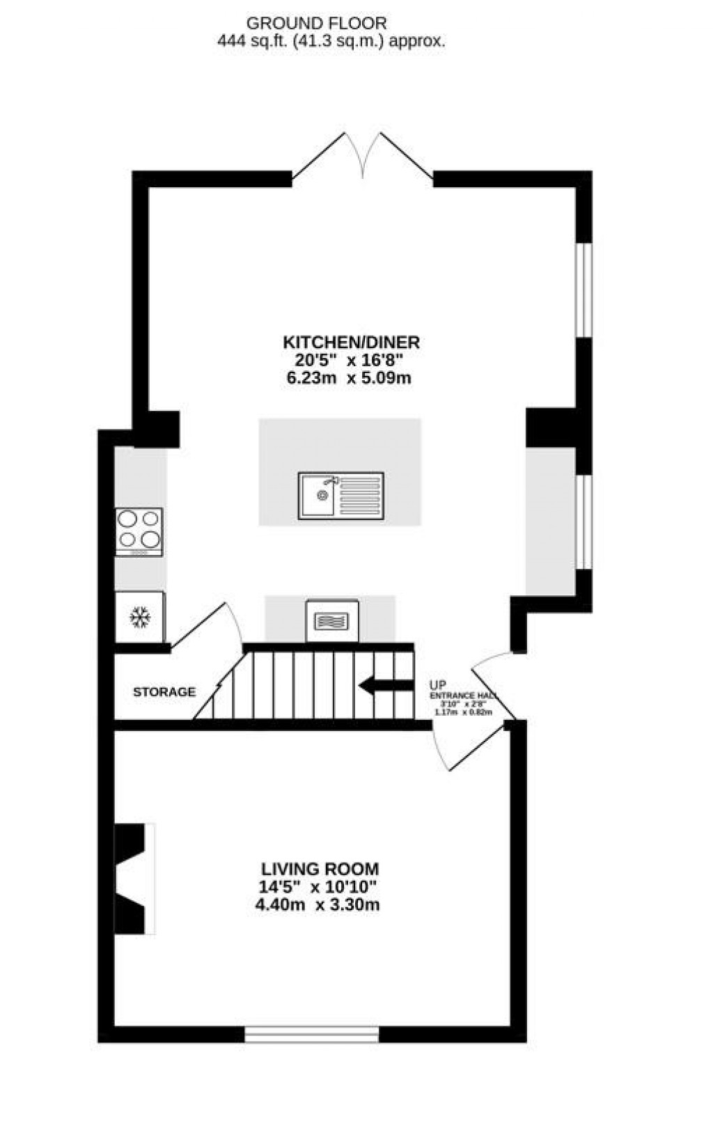 Floorplans For Rylands Close, Stonehouse