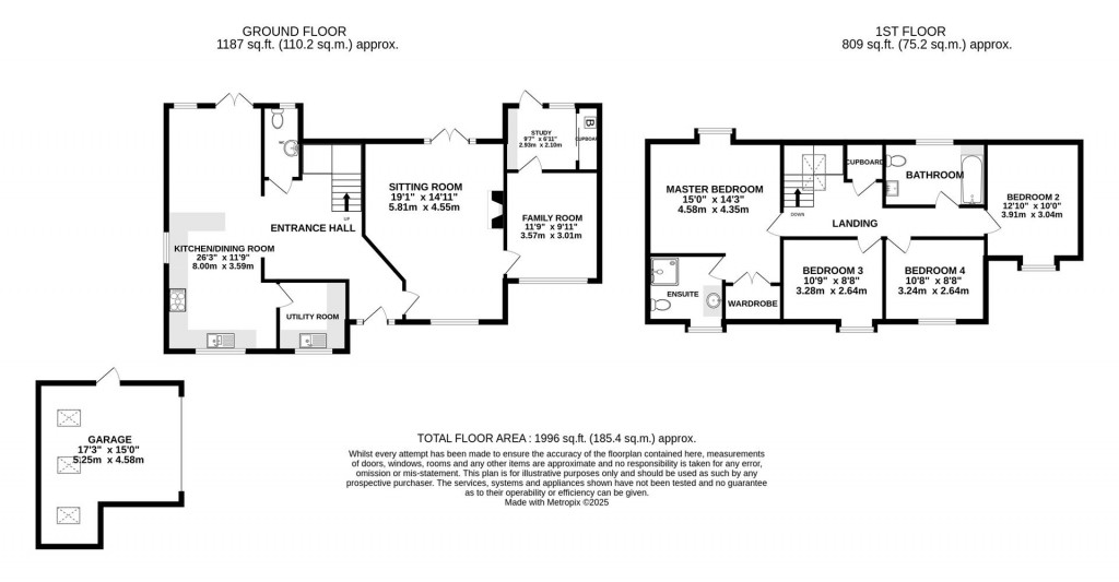 Floorplans For Watts Close, Hucclecote