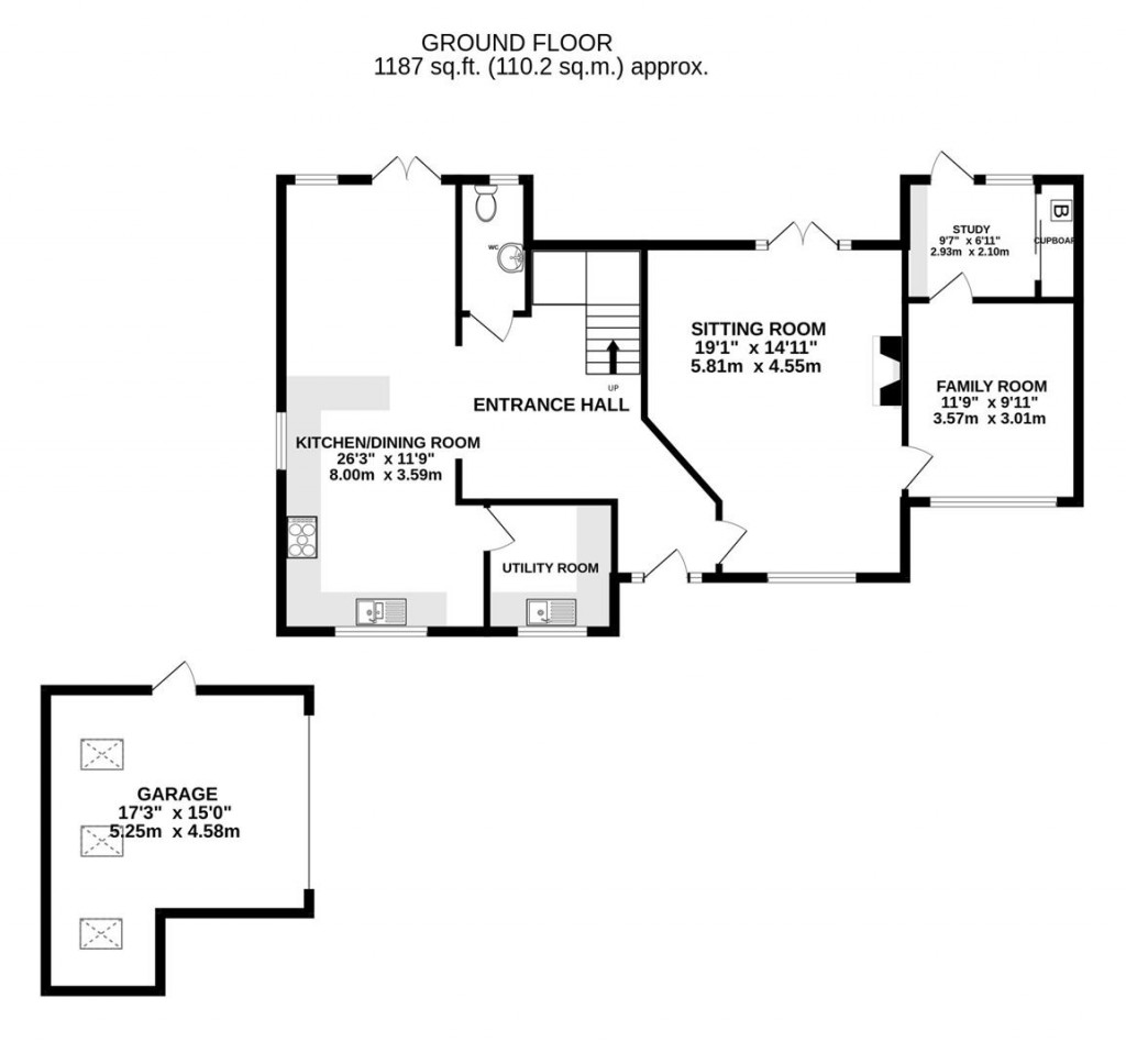 Floorplans For Watts Close, Hucclecote