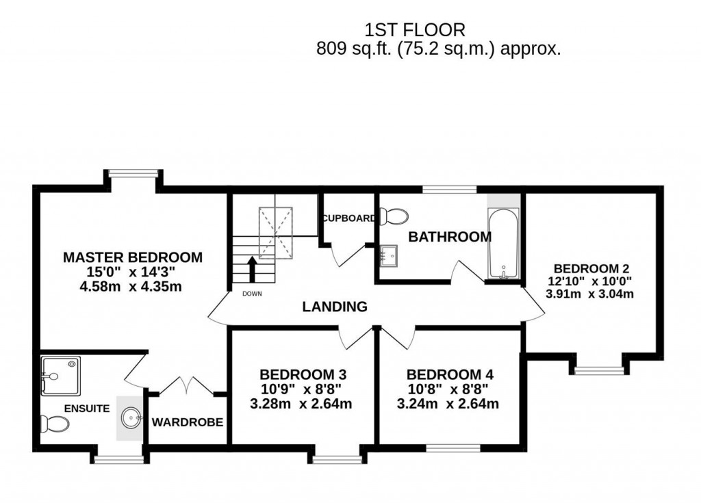 Floorplans For Watts Close, Hucclecote