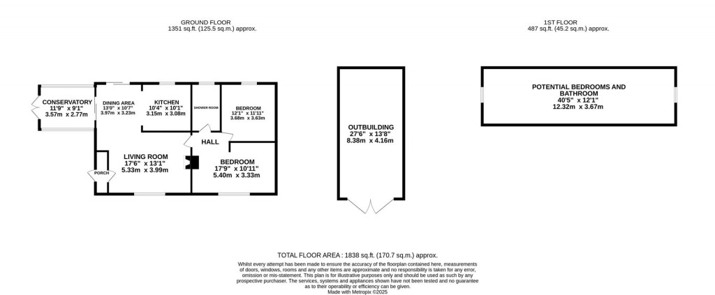 Floorplans For Redmarley, Gloucester