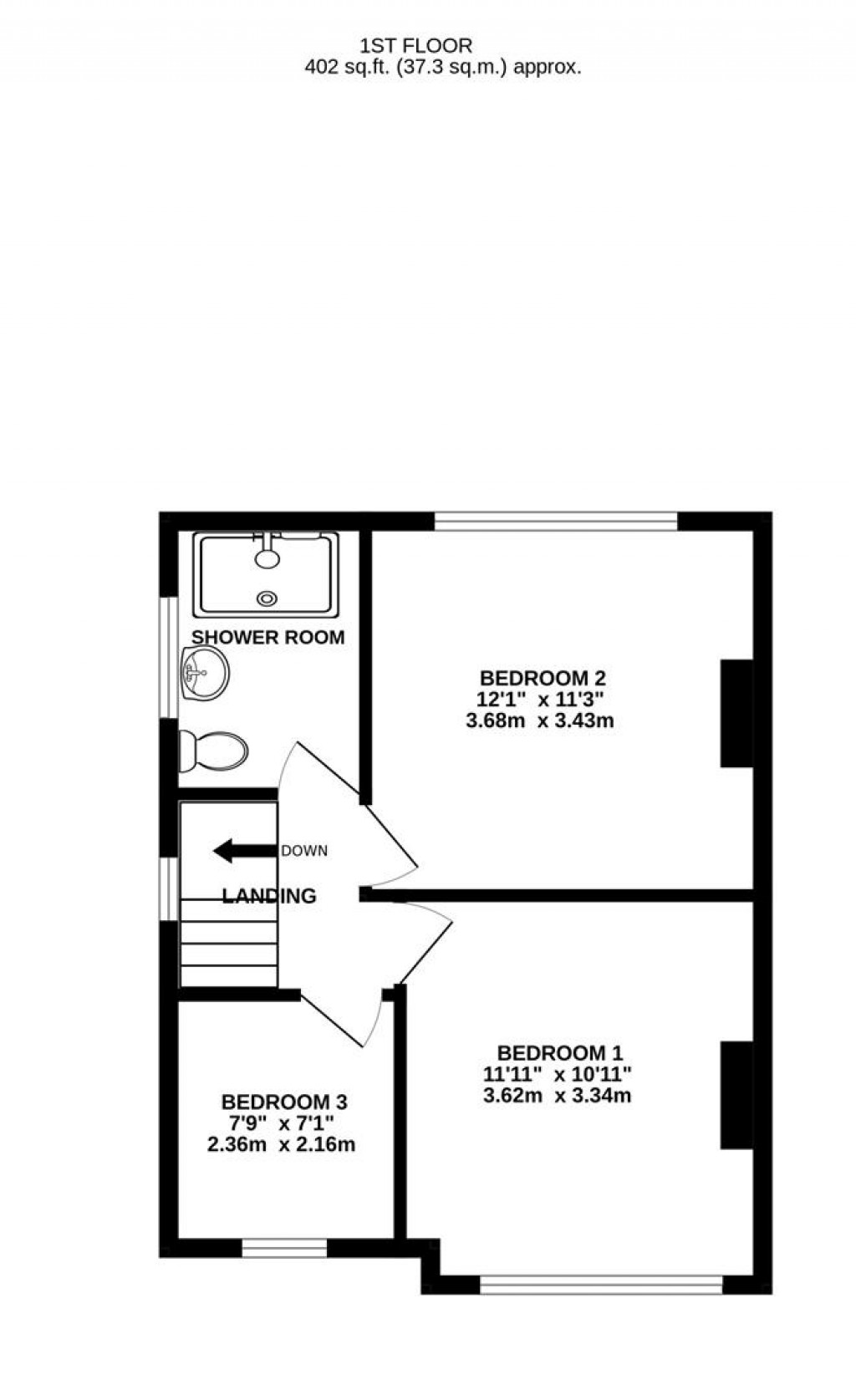 Floorplans For Dinglewell, Hucclecote, Gloucester