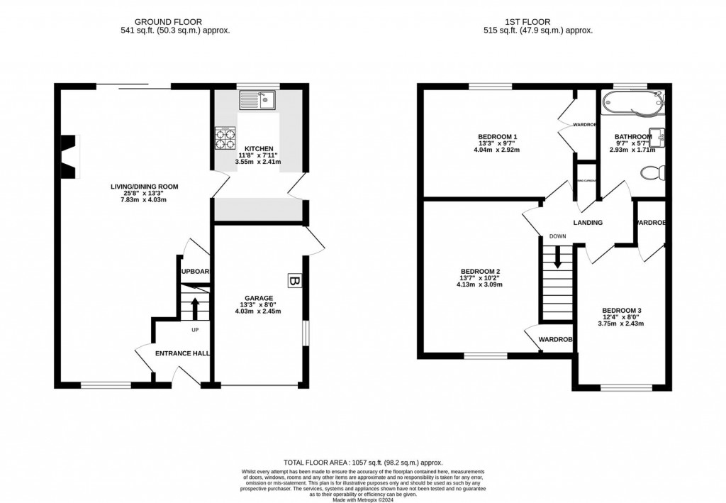 Floorplans For Pinemount Road, Gloucester, Gloucestershire, GL