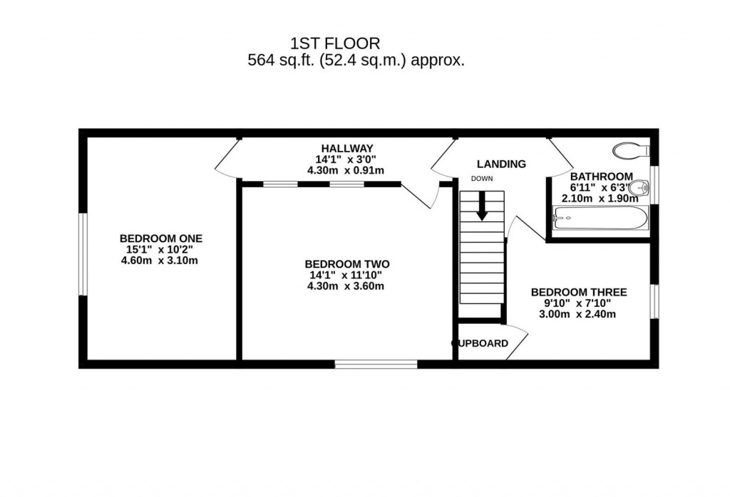 Floorplans For Moreton Valence, Gloucester