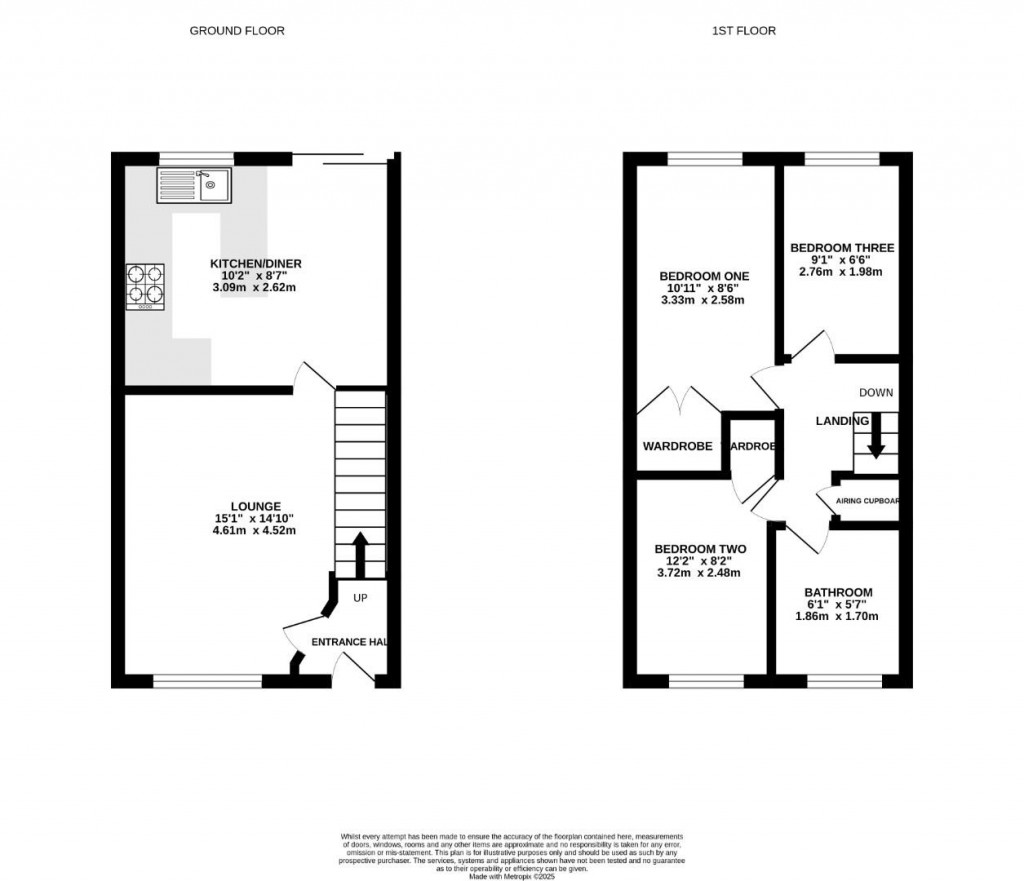 Floorplans For Middle Croft, Abbeymead, Gloucester