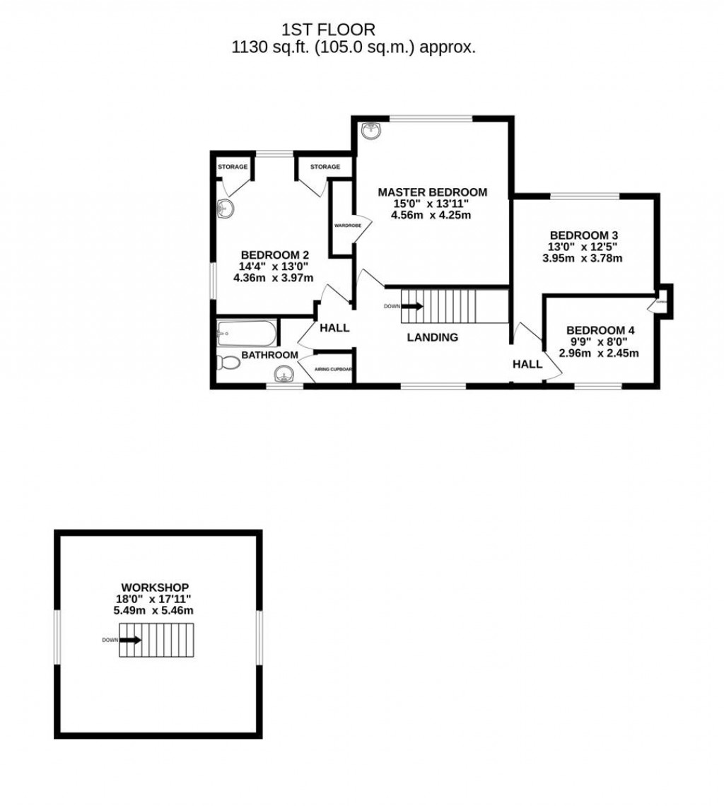 Floorplans For The Stanley, Upton St. Leonards, Gloucester