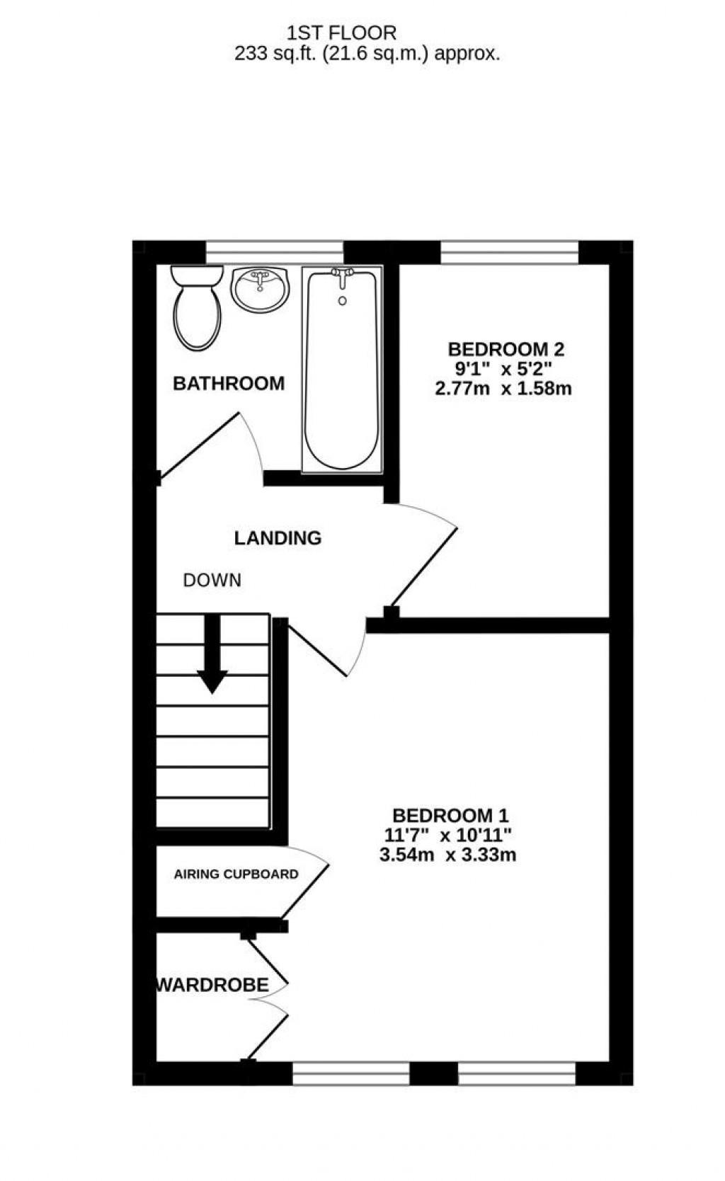 Floorplans For Huntley Close, Abbeymead, Gloucester