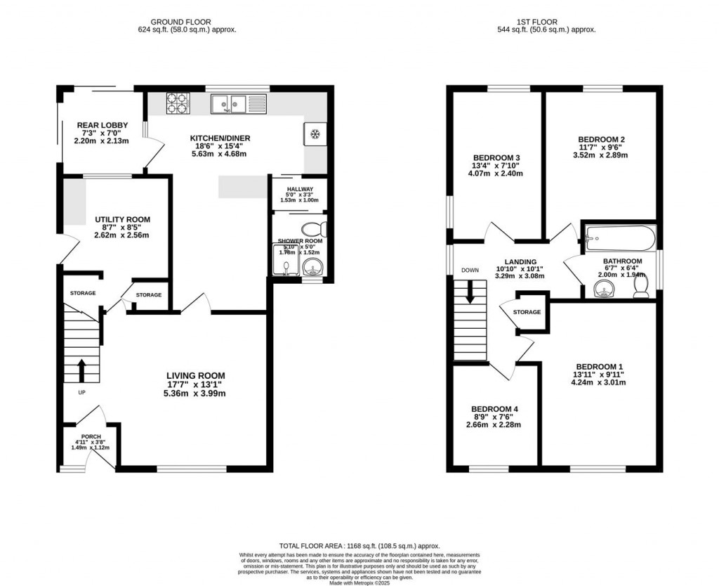 Floorplans For The Beagles, Cashes Green, Stroud