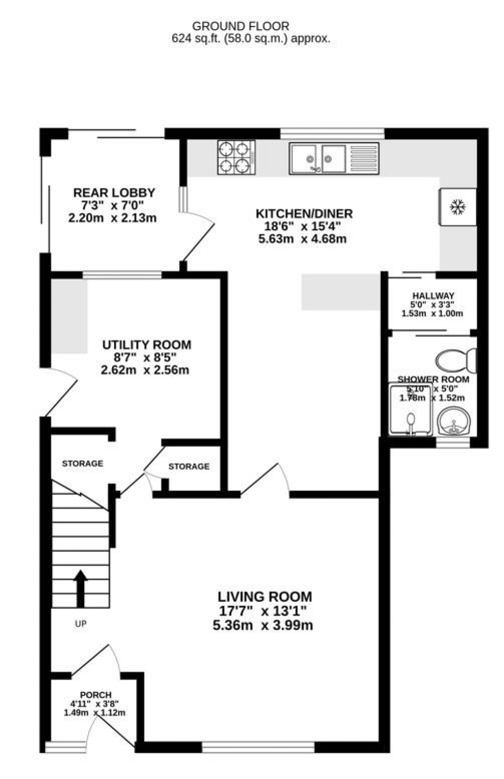 Floorplans For The Beagles, Cashes Green, Stroud