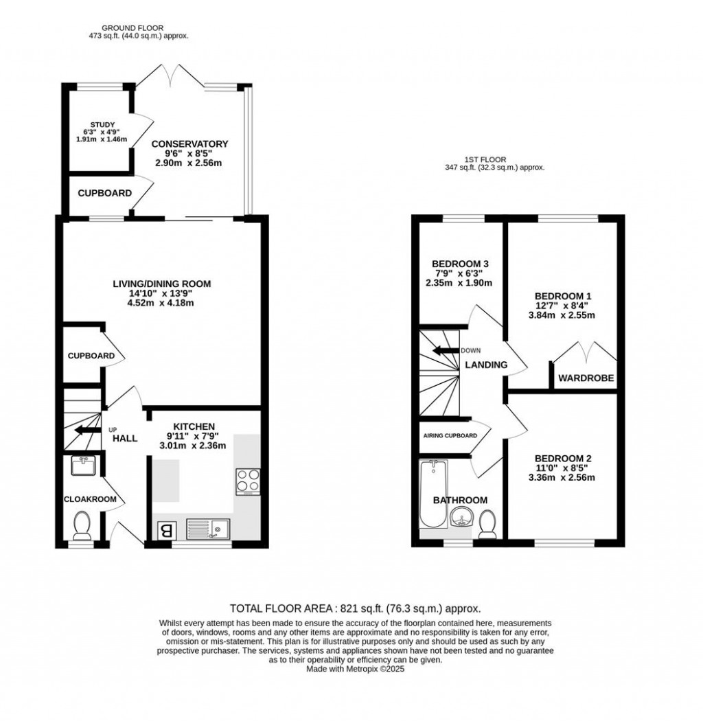 Floorplans For Stanbury Mews, Hucclecote, Gloucester