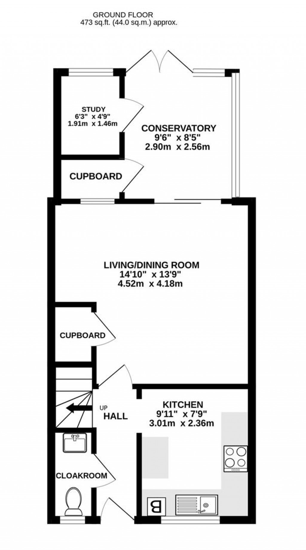 Floorplans For Stanbury Mews, Hucclecote, Gloucester